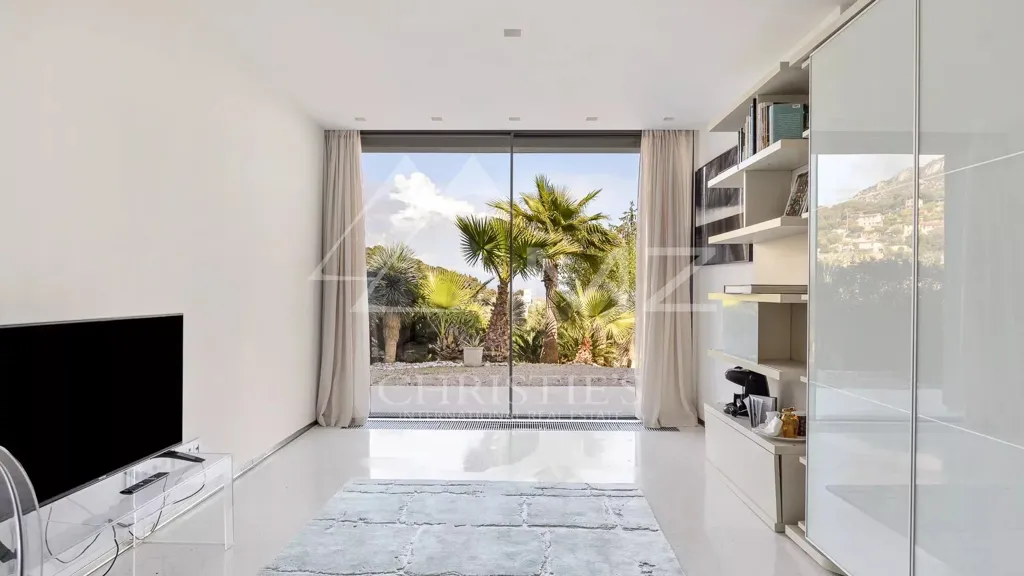 Séjour - Villa Moderne avec Vue Mer près de Monaco