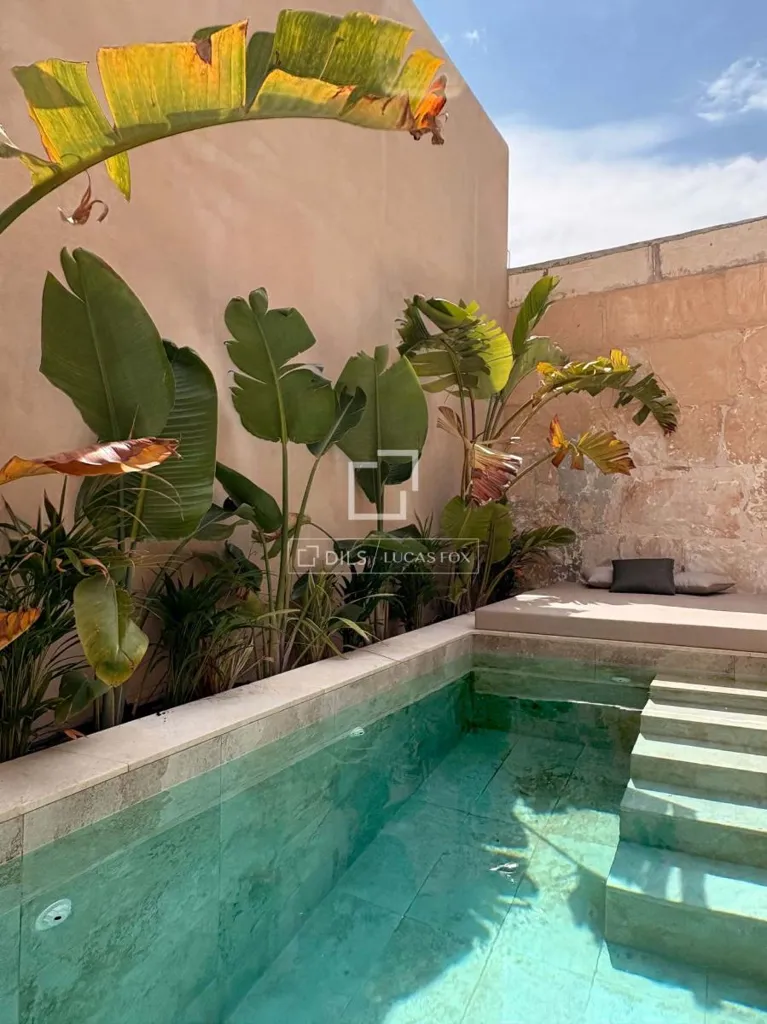 Piscine - Renovated Townhouse with Pool in Es Llombards