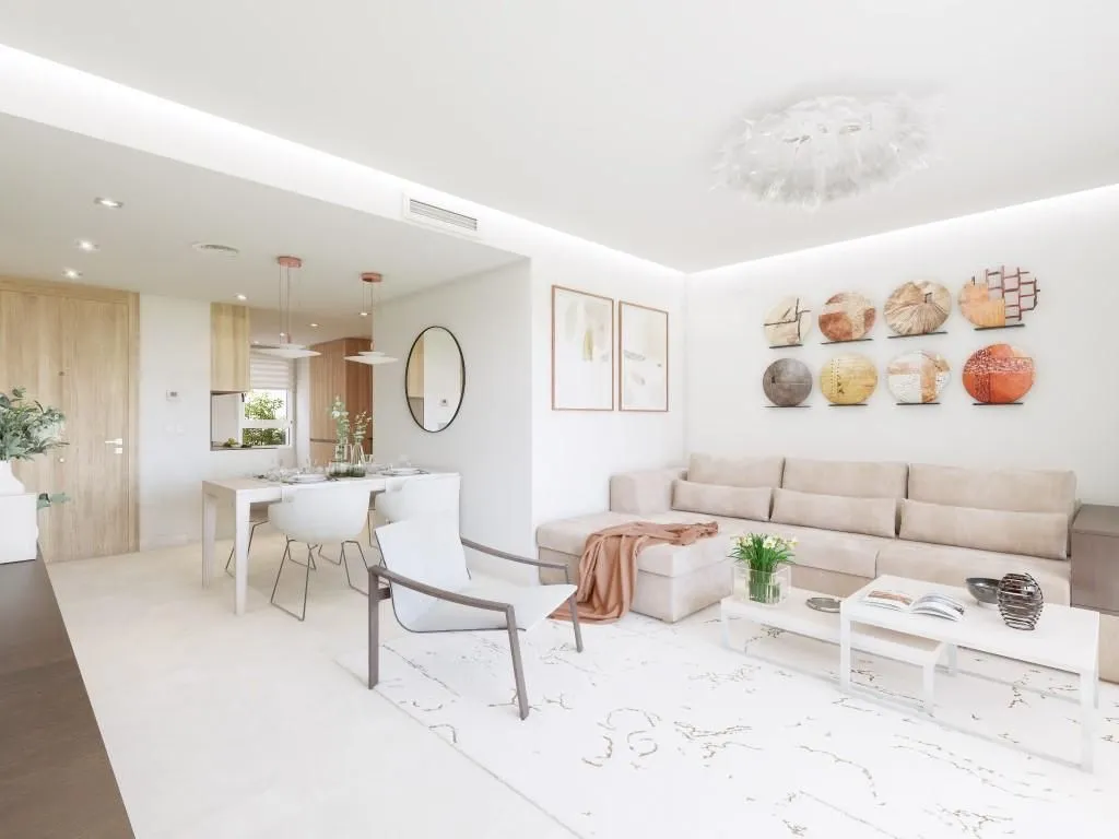 Séjour - East-Facing Apartment with Pool in Mijas