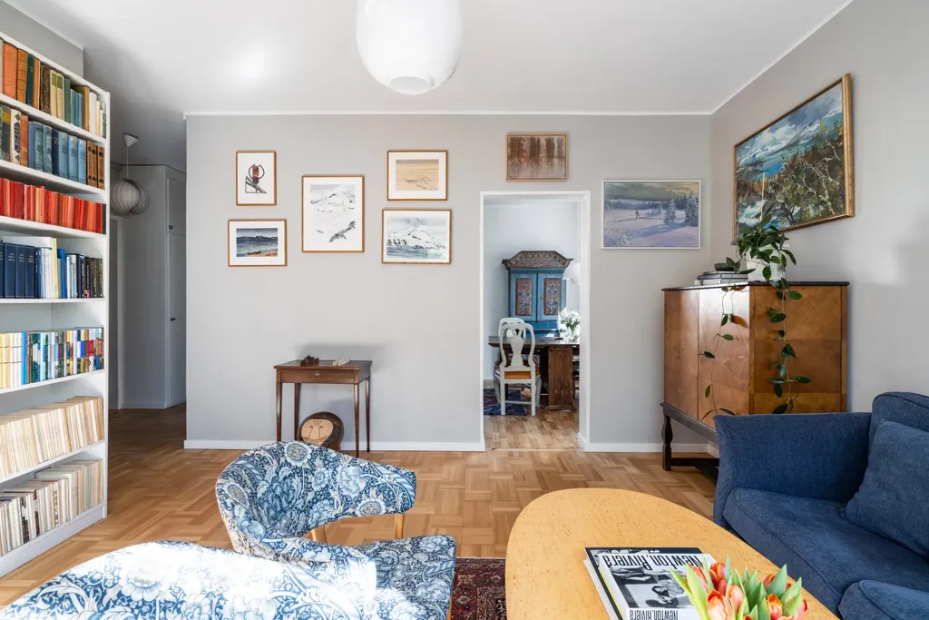 Elutuba - Bright Apartment with Balcony in Hammarbyhöjd