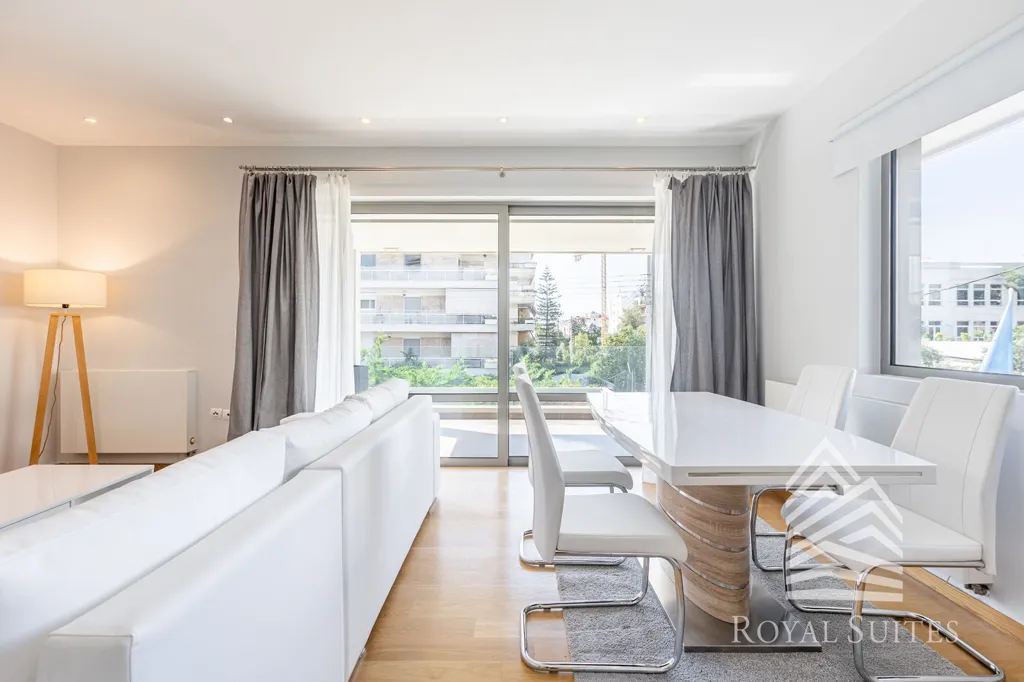 Soggiorno - Luxurious Apartment with Garden in Glyfada