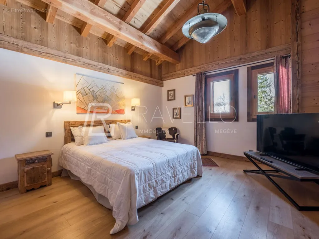 Chambres - Chalet avec Vue Panoramique en Val d'Arly
