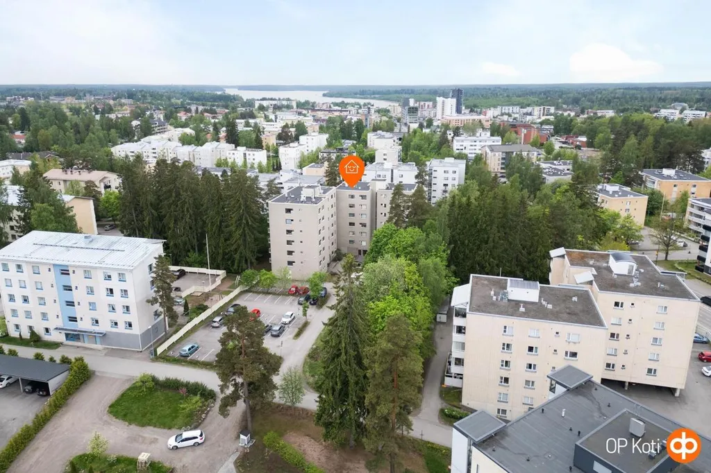 Vue aérienne - Apartment with Balcony in Quiet District