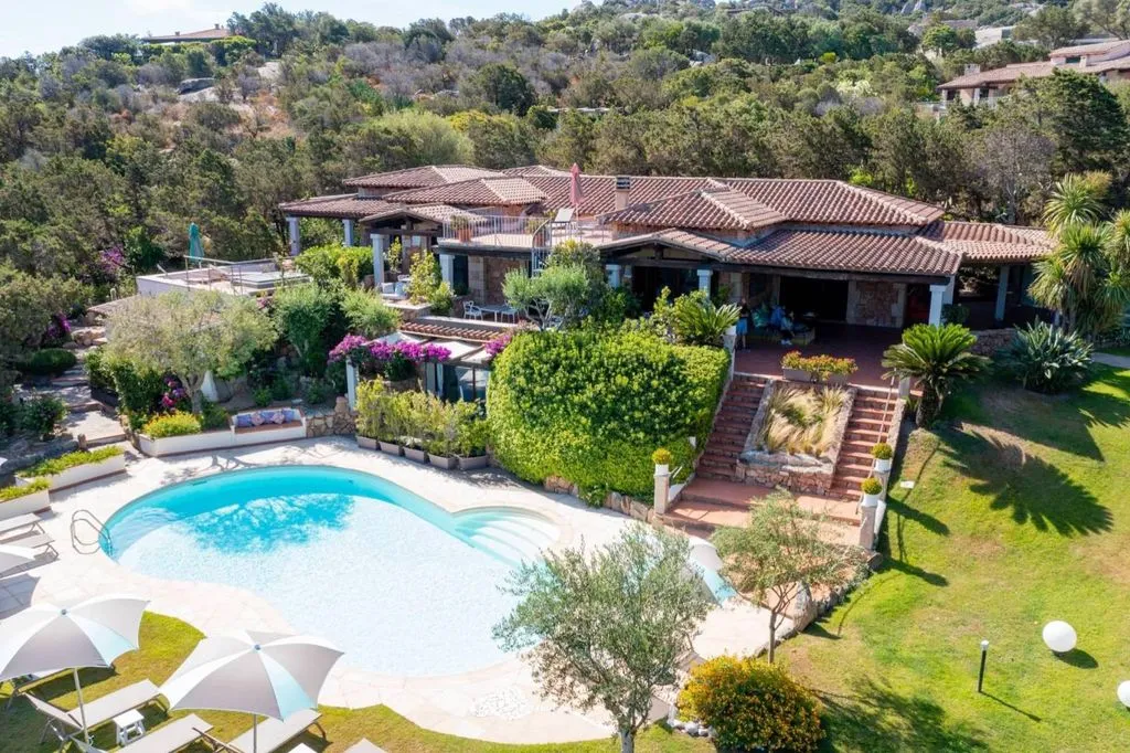 Vue aérienne - Luxury Villa with Pool in Porto Rotondo