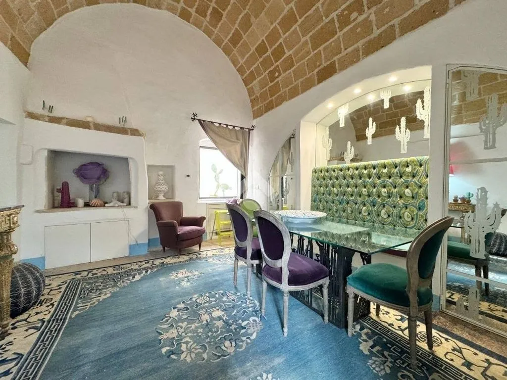 Dining Room - Luxury House with Panoramic Terrace in Gallipoli
