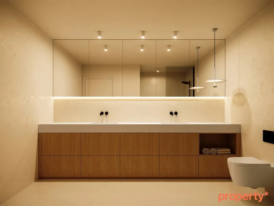 Badezimmer - Erdgeschosswohnung mit Terrasse in Junglinster