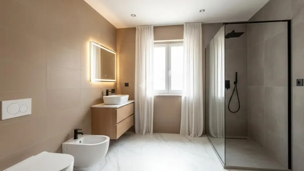 Salles de bain - Newly Built Villa with Garden in Chieti