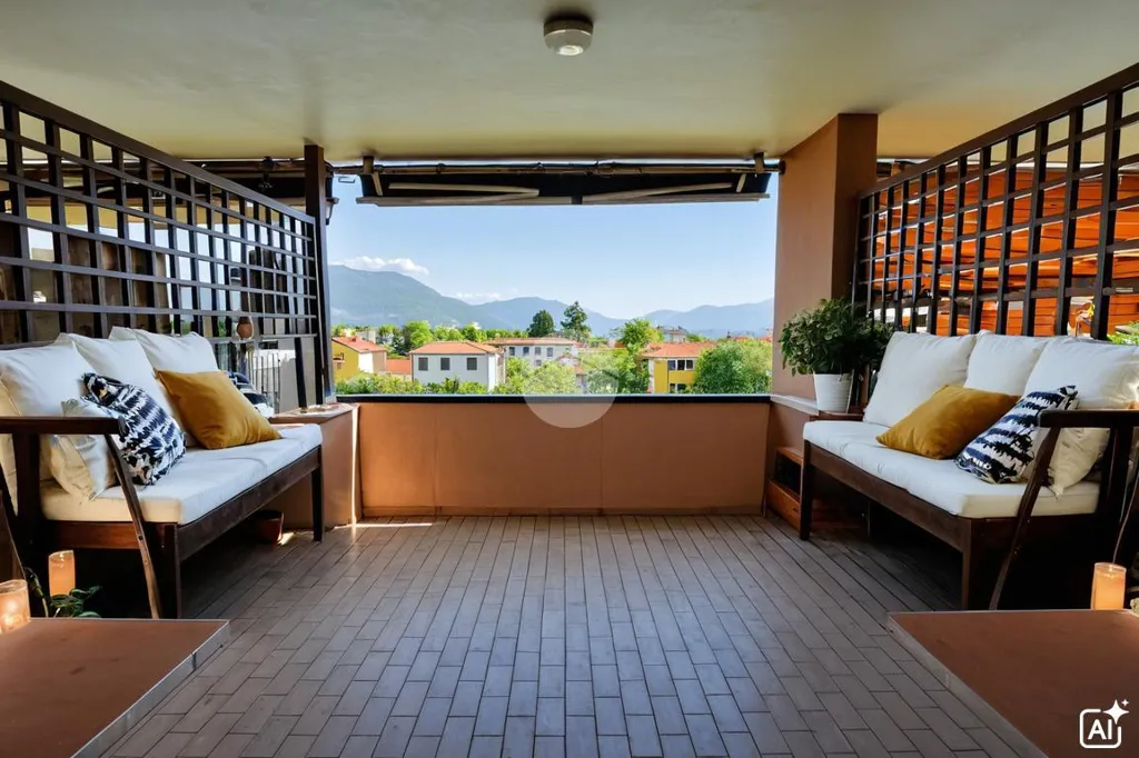 Balcon - Apartment with Pool View in Manerba del Garda