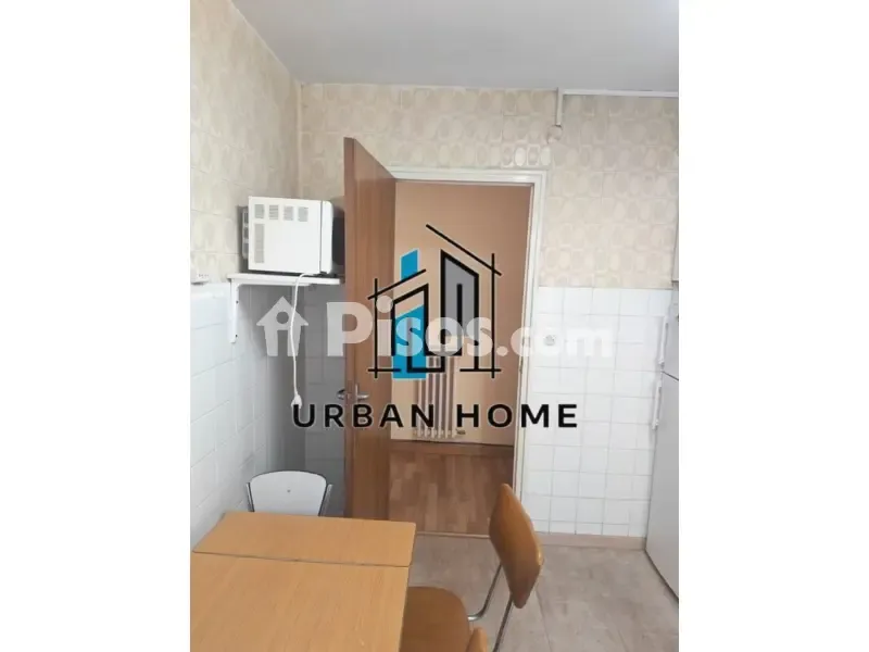 Köök - Apartment with Terrace in San Claudio, León