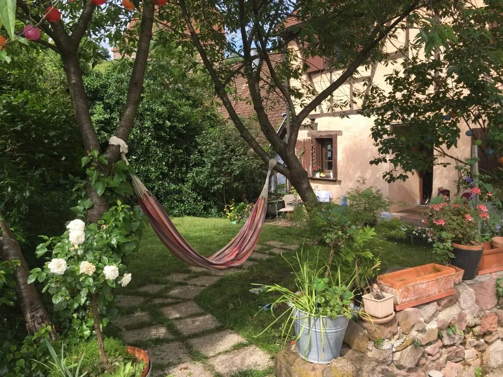 Jardin - Appartement Meublé dans les Remparts à Riquewihr