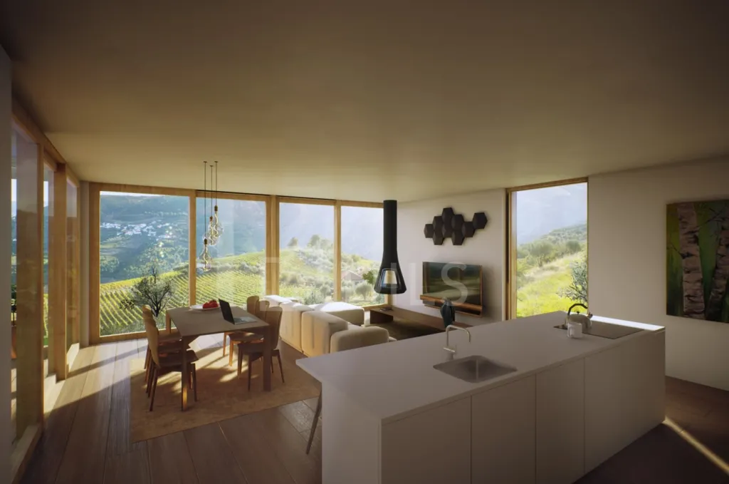 Söögituba - Mobilado Loft with Terrace in Douro Resort