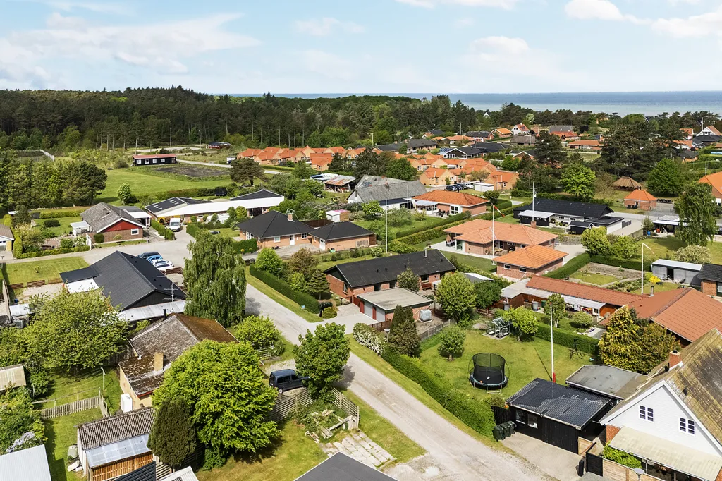 Vue aérienne - Etage Villa with Garden in Bønnerup Strand