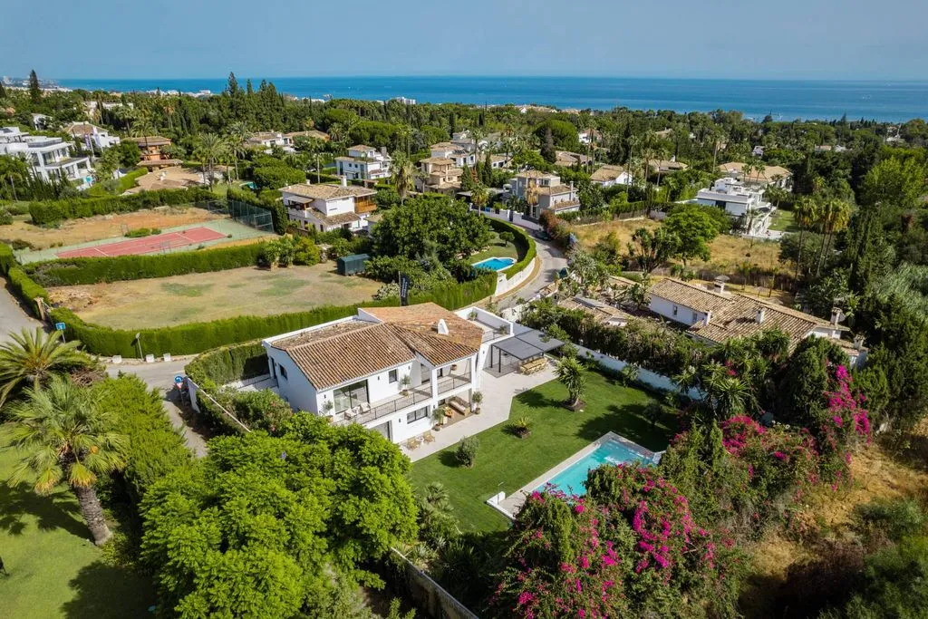 Vue aérienne - Contemporary Villa with Sea Views in Marbella