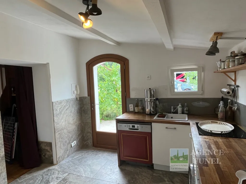 Cuisine - Maison avec Couloir de Nage à Saint-Cezaire-sur-Siagne