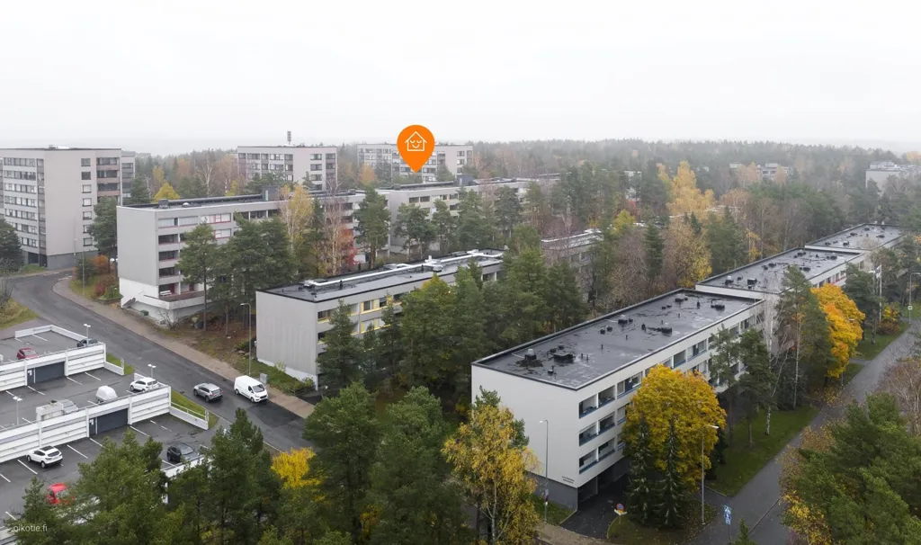 Vue aérienne - Apartment with Glazed Balconies in Suikkila