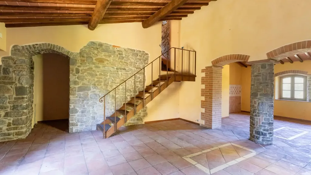 Living Room - Casale with Pool in Gaiole in Chianti