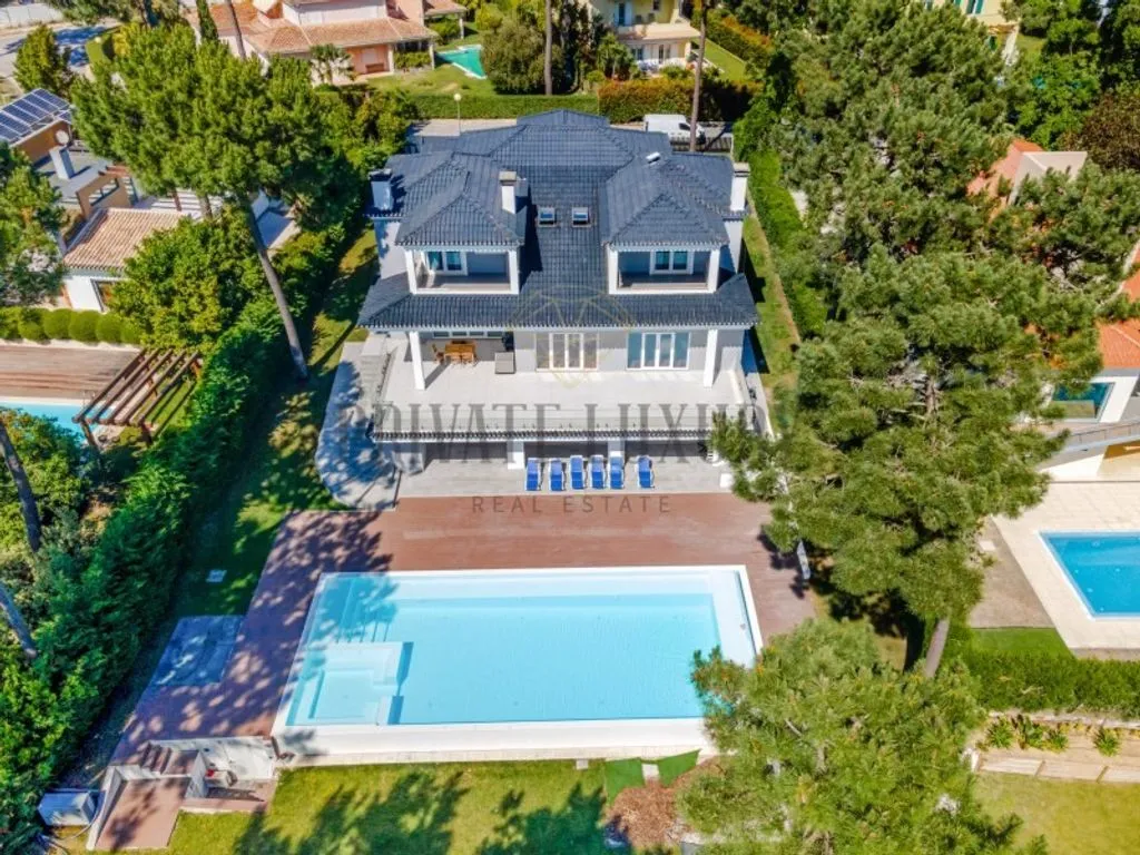 Aerial - Luxury Villa with Pool in Herdade da Aroeira