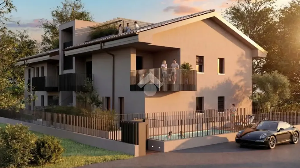 New Apartment with Lake View in Lazise