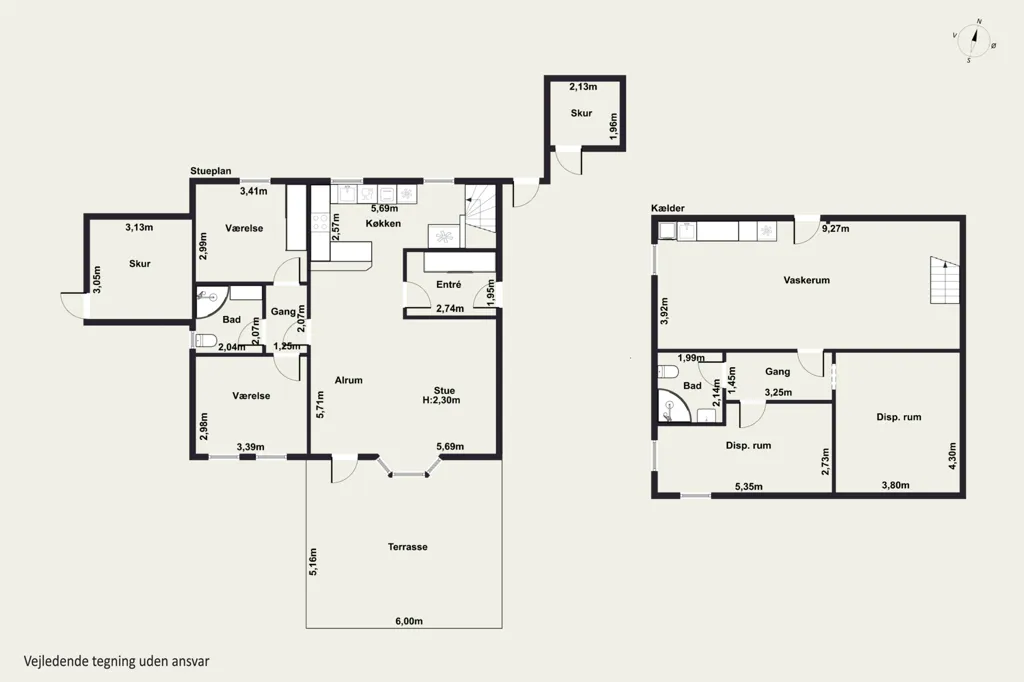 Plan - Villa with Garden in Fensmark, Holmegaard