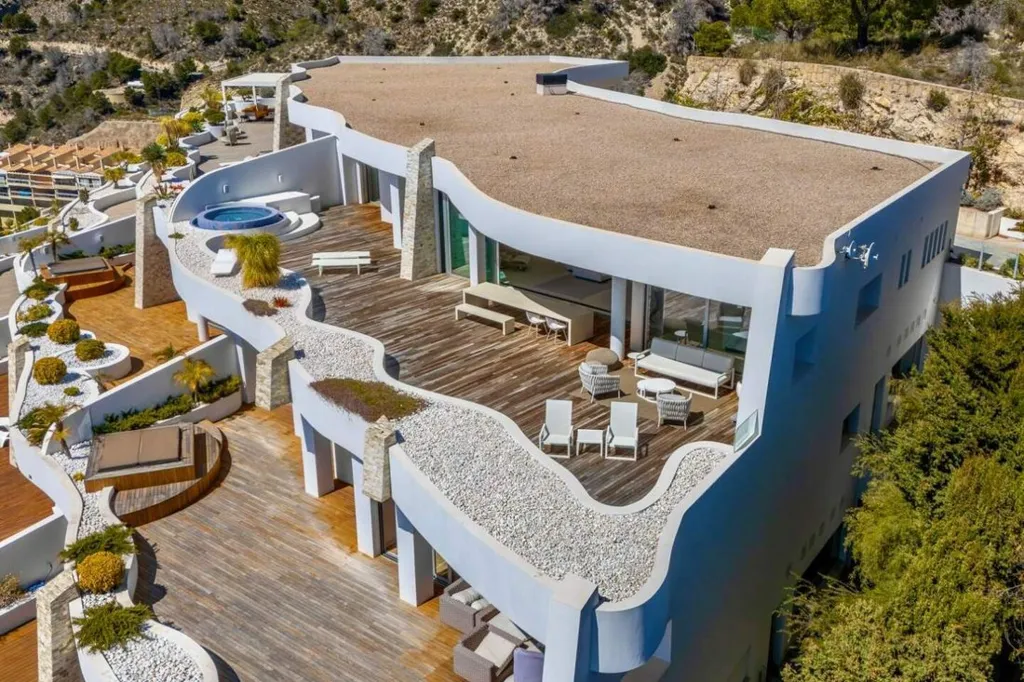 Õhuvaade - Penthouse with Sea View in Altea