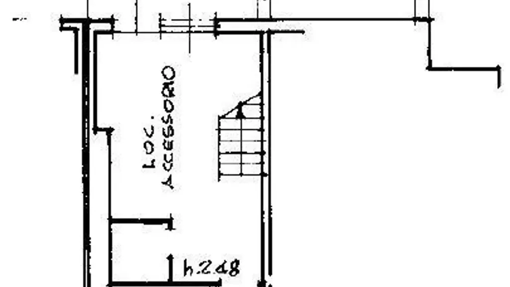 Floor Plan - Trilocale with Private Resede in Siena