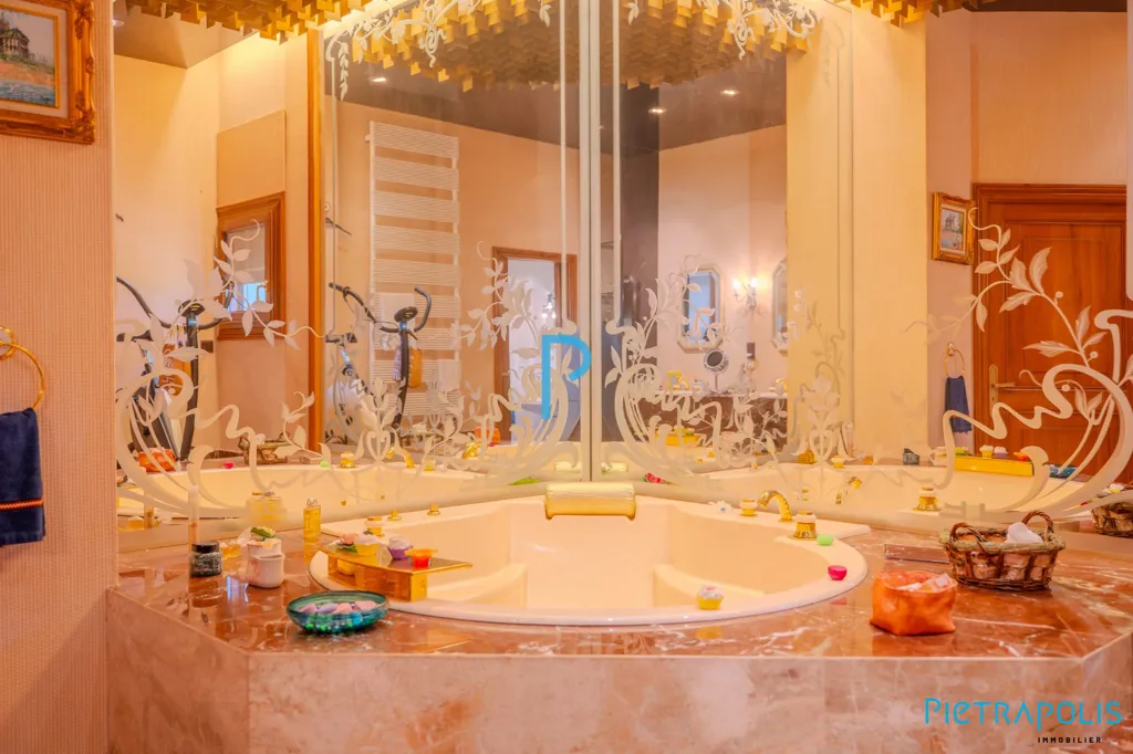Bathrooms - Architect-Designed House with Garden in Thizy