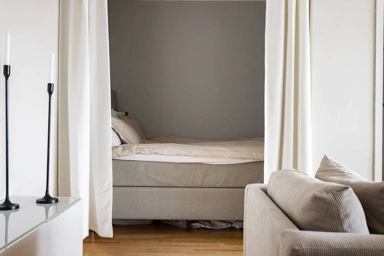 Camere da letto - Apartment with West-Facing Balcony in Göteborg