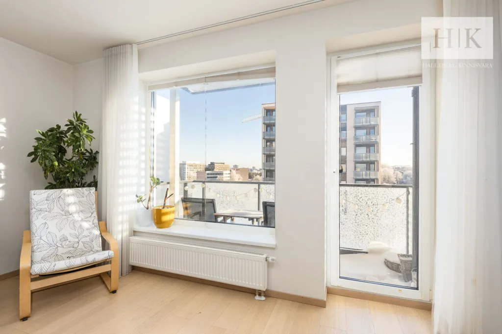 Séjour - Modern Apartment with Balcony in Mustamäe