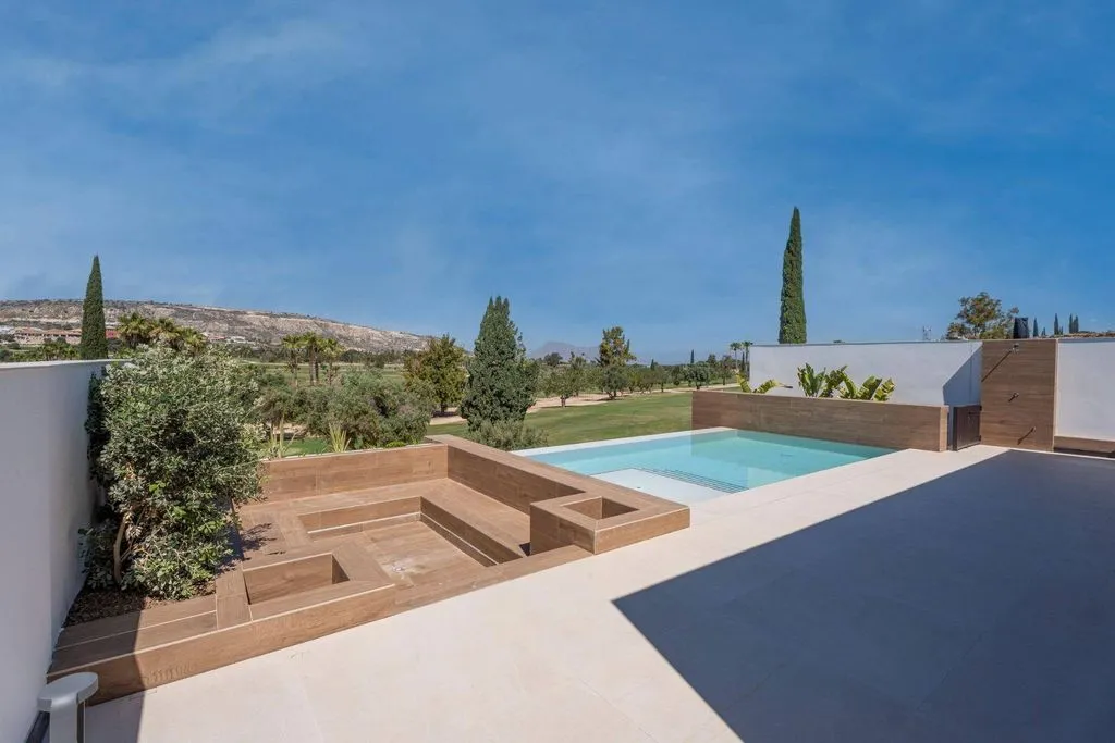 Pool - New Build Villa with Pool in Algorfa