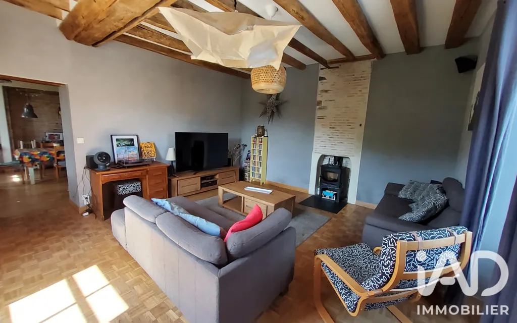 Séjour - Maison de Caractère avec Jardin à Trélazé