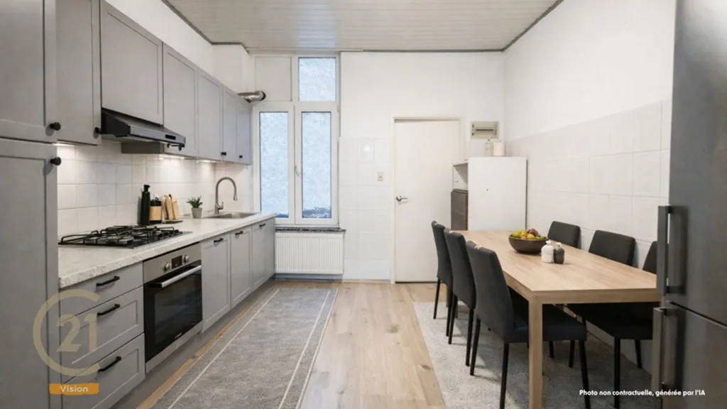 Cuisine - Immeuble de Rapport avec Unité Commerciale à Laeken