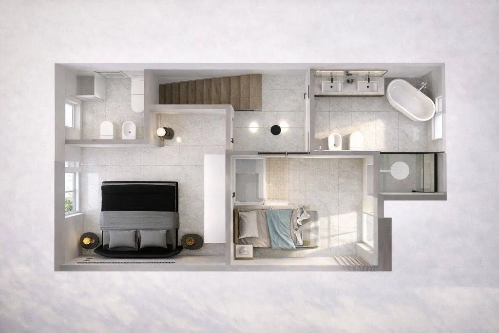 Plan - Luxury Villa with Panoramic Views in Crespina Lorenzana