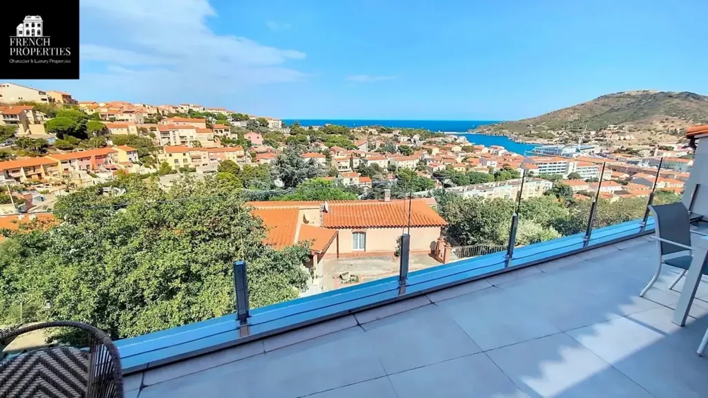 Balcon - Maison Contemporaine avec Vue Panoramique à Port-Vendres