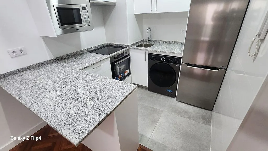 Cuisine - Amueblado Flat with Terrace in Bilbao