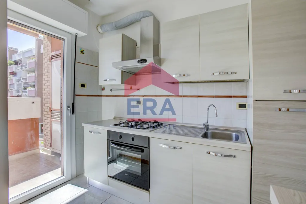 Köök - Apartment with Terrace in Acilia, Rome