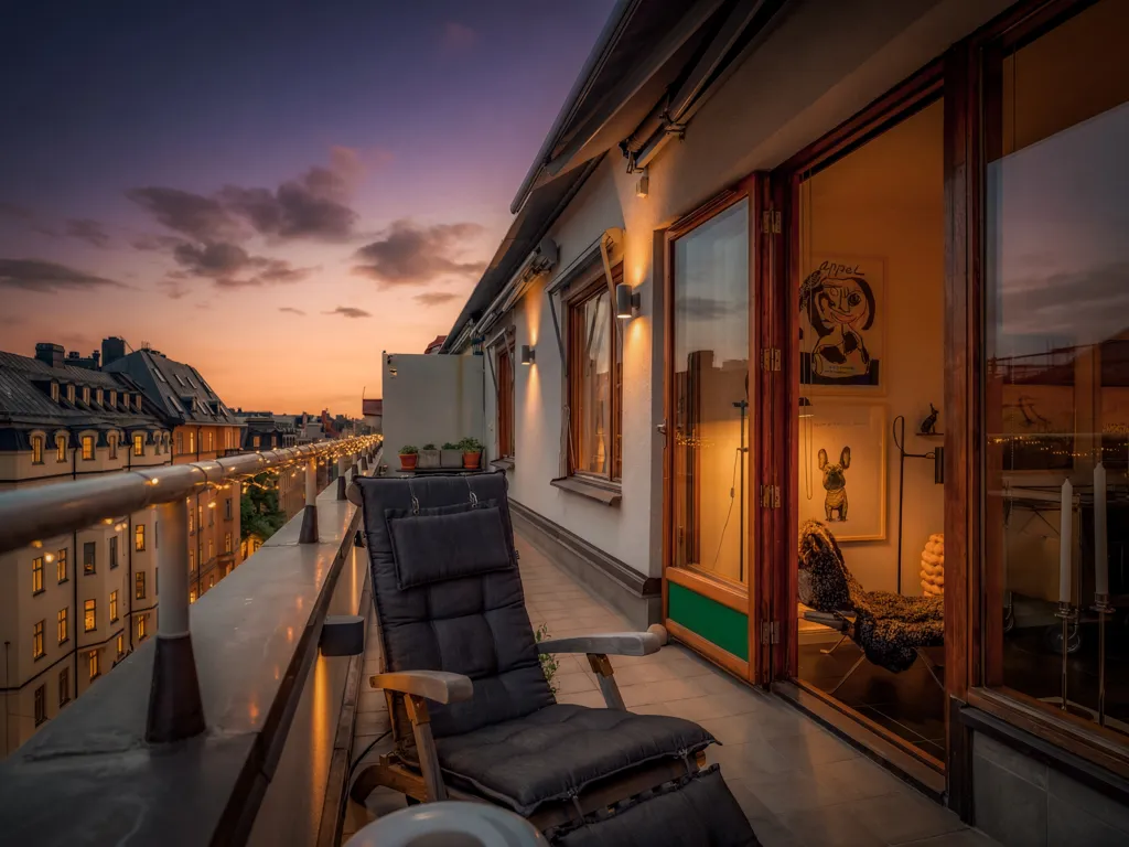 Rõdu - Penthouse with Terrace in Stockholm