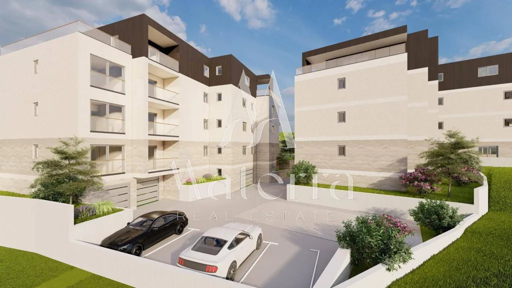 Vue aérienne - Luxury Apartment with Sea View in Primošten