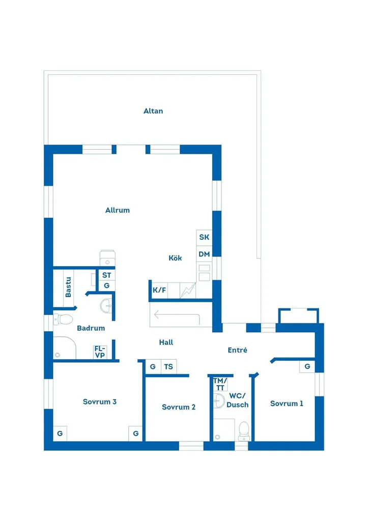 Plan - Maison 6 pièces à Torsby kommun
