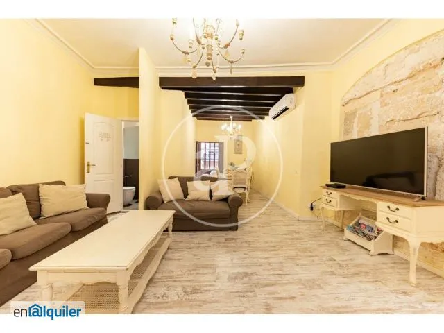Soggiorno - Furnished Flat with Sea View in Palma Centre