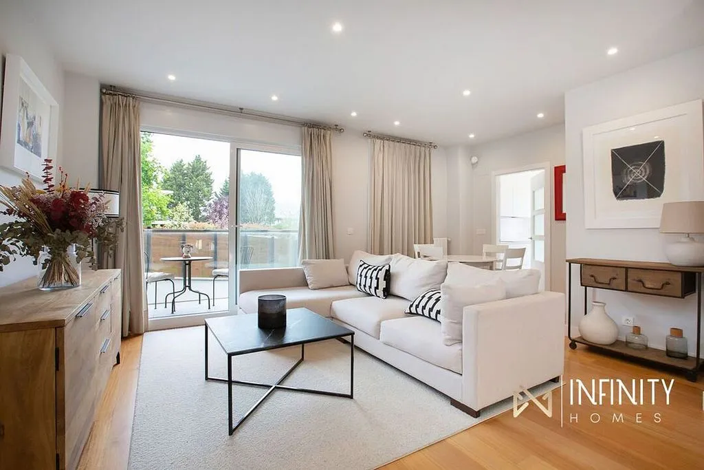 Living Room - Duplex with Terrace in La Galea, Getxo