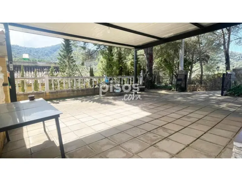 Terrass - House with Pool in Villaharta