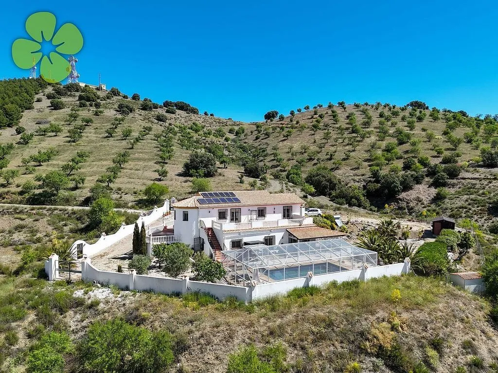 Vue aérienne - Chalet with Pool and Mountain View in Vélez-Rubio