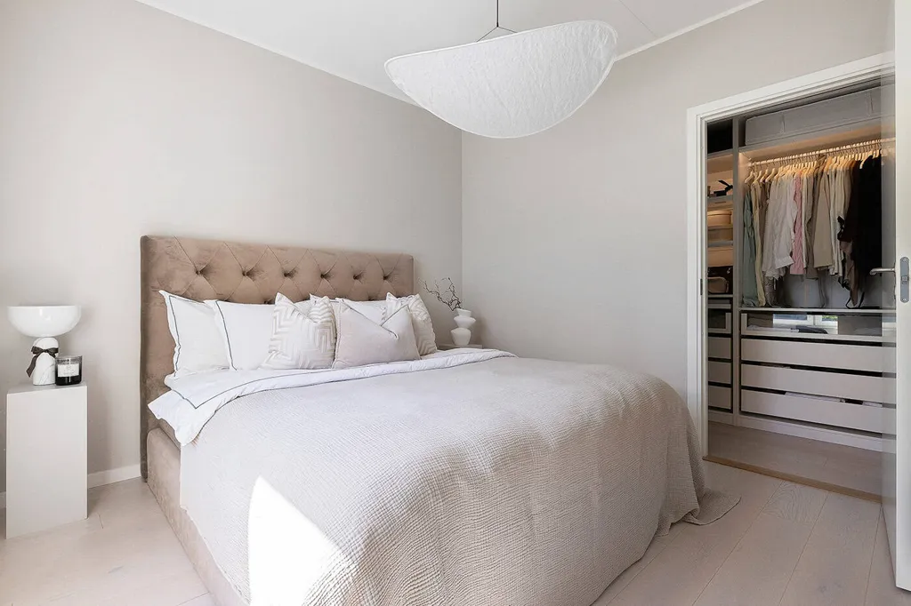 Bedrooms - Modern Flat with South-Facing Balcony in Barkarby