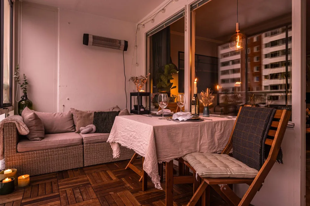 Balcone - Apartment with Glass Balcony in Huvudsta