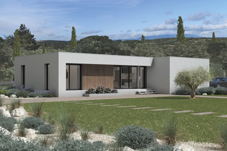 Contemporary Villa with Garden in Odars