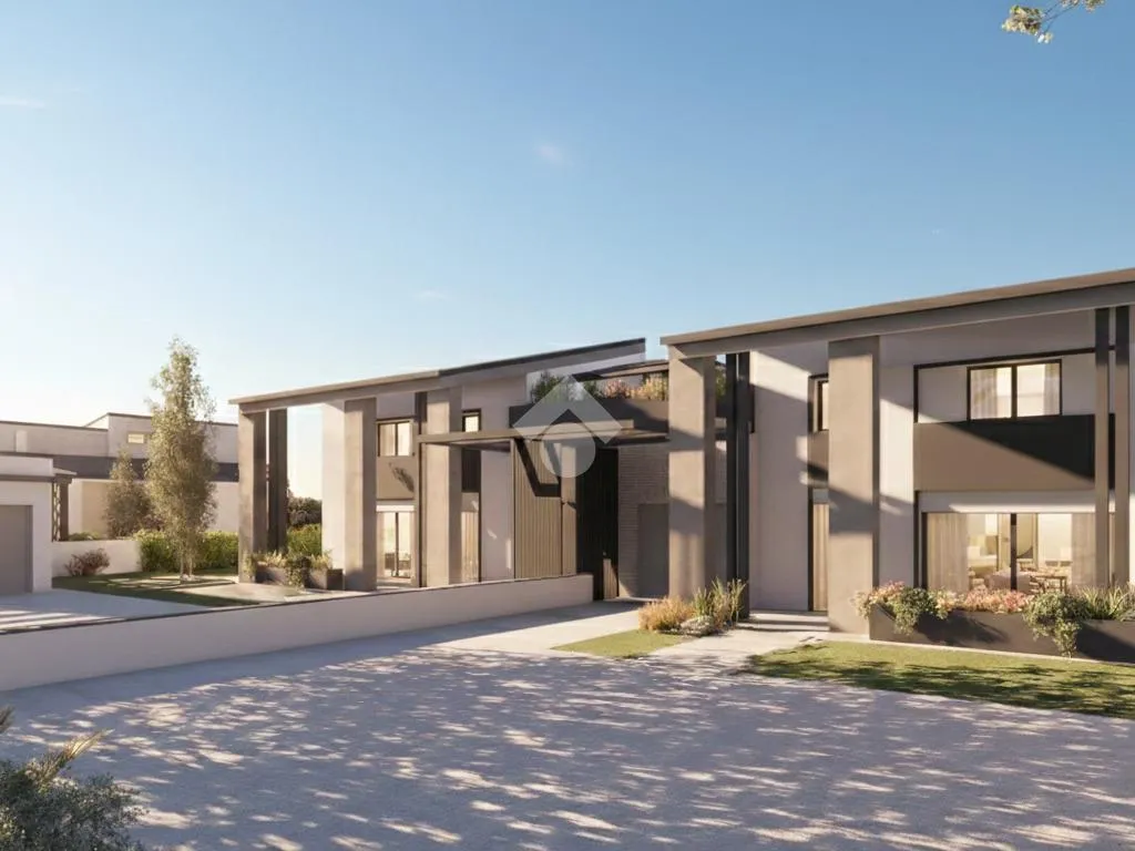 Exterior - Contemporary Villa with Private Garden in Parma