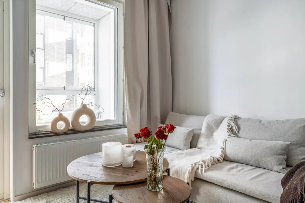 Séjour - Modern Flat with Glass Balcony in Hägerneholm
