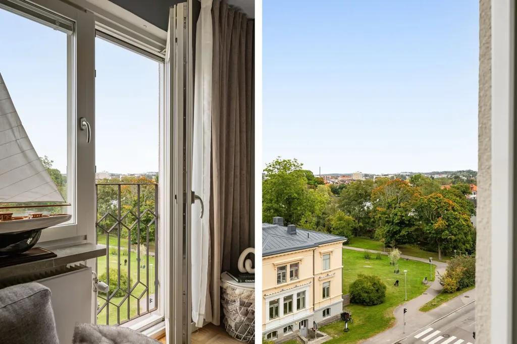 Balcon - Bright 2-Bedroom Apartment with Balcony in Linköping