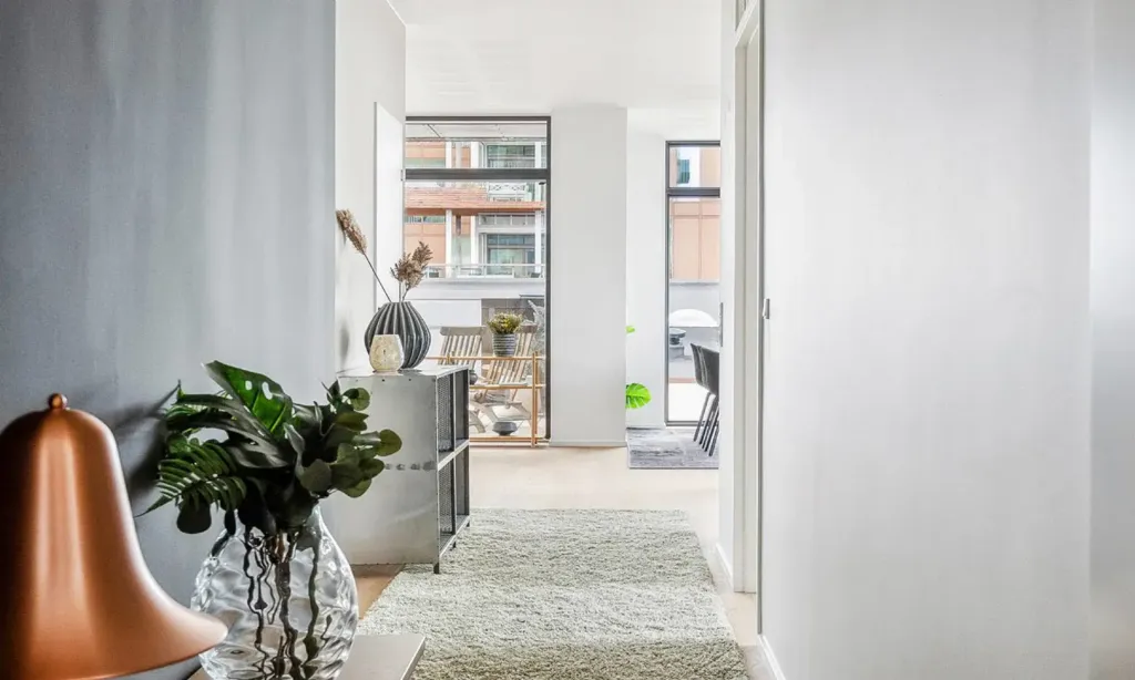 Entrée - Apartment with Limfjord View in Aalborg