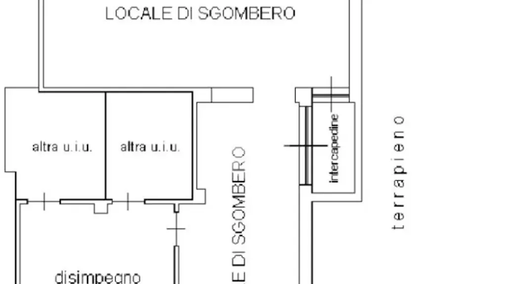 Plan - Rustic Villa with Private Garden in San Benigno Canavese